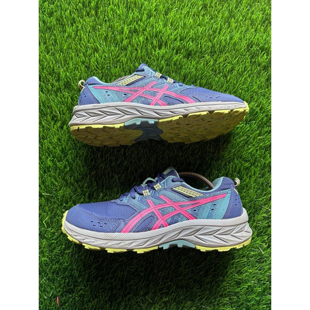 ASICS Women's Blue Pink Athletic Running Shoes sz 5.5